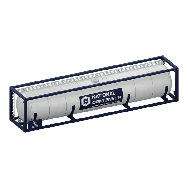 Conteneur Citerne 40 pieds — bleu neuf — National Conteneur