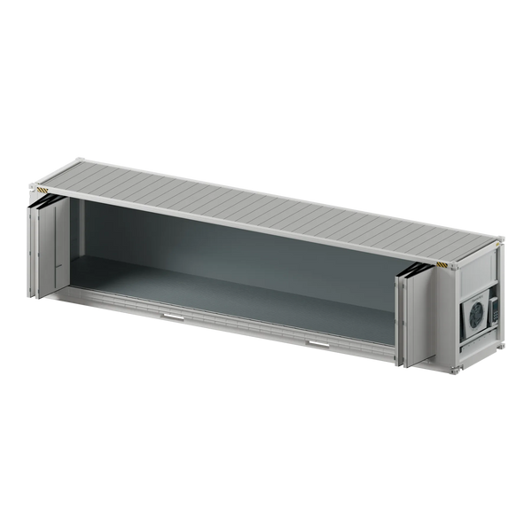 Conteneur Reefer 40 pieds · High-Cube · Open Side — blanc neuf — National Conteneur