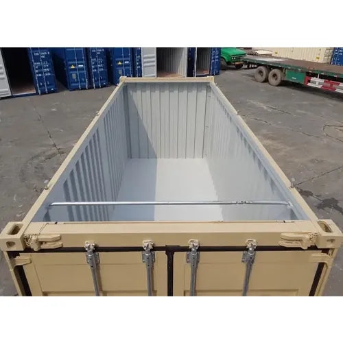 Photo illustrant Conteneur open top (toit ouvert)