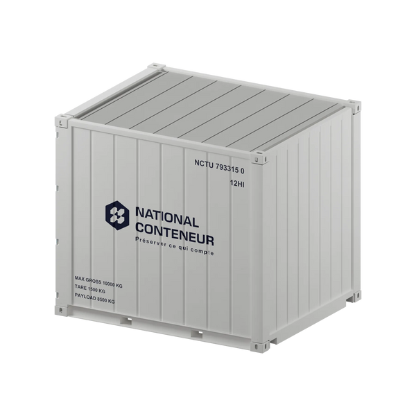 Conteneur Isotherme 10 pieds — blanc neuf — National Conteneur