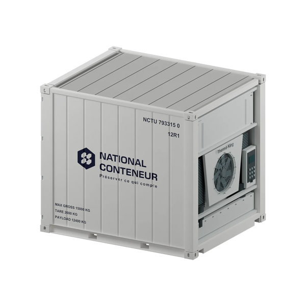 Conteneur Reefer 10 pieds — blanc neuf — National Conteneur