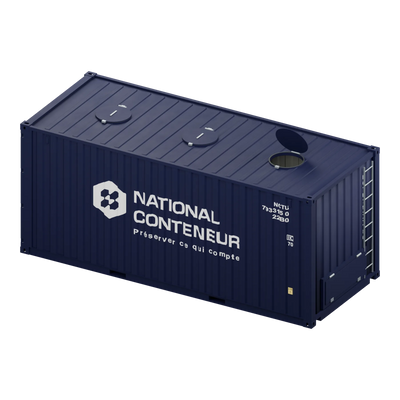Conteneur 20 Pieds BULK — Premier Voyage