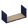 Conteneur 20 Pieds Flat Rack — Premier Voyage