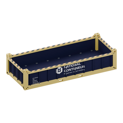Conteneur 20 Pieds Half Height Offshore DNV — Premier Voyage