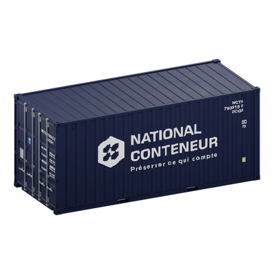 Conteneur 20 Pieds Pallet Wide — Premier Voyage