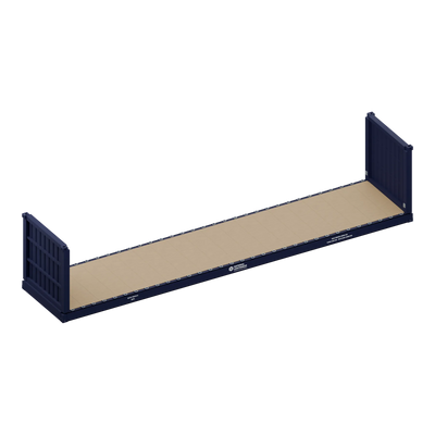 Conteneur 40 Pieds Flat Rack — Premier Voyage