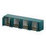 Conteneur 40 Pieds HC 4 Portes Latérales — Occasion
