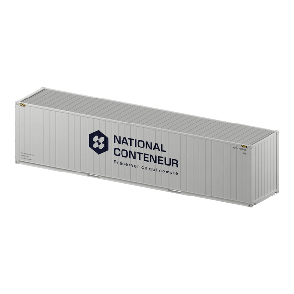 Conteneur Isotherme 40 pieds · High-Cube — blanc neuf — National Conteneur